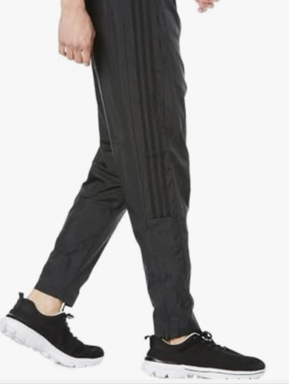 Adidas Tiro Woven Gray Slate Pants Triple Stripes Mens Size Large Track Pants